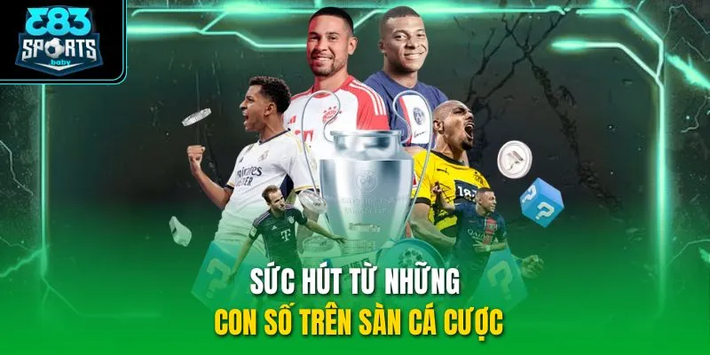 Sức hút từ những con số trên sàn cá cược